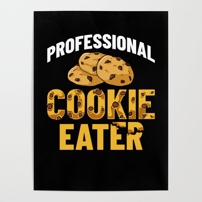 Chocolate Chip Cookie Recipe Dough Almond Poster