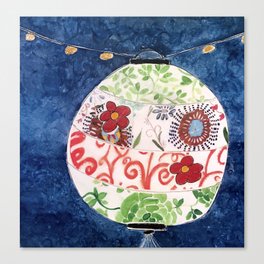 round lantern by cocoblue Canvas Print