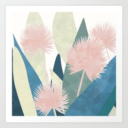 Bush Flower Pink Abstract Art Print | Flowerdecor, Bushflowers, Summerart, Pinkflowers, Flowers, Pastelart, Drawing, Flowerart 