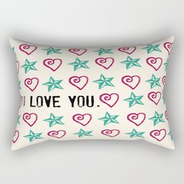 i love you Rectangular Pillow