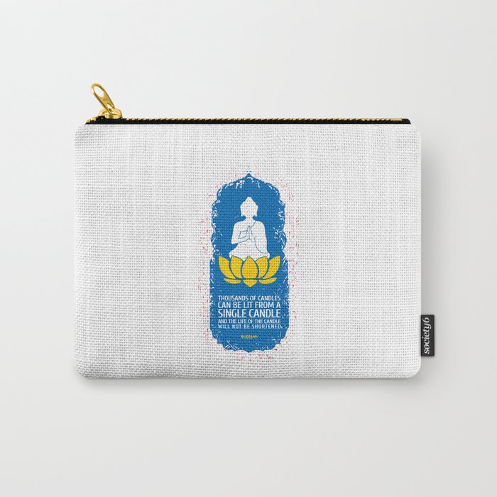 Lotus Buddha Carry-All Pouch
