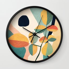 Colorful Branching Out 26 Wall Clock