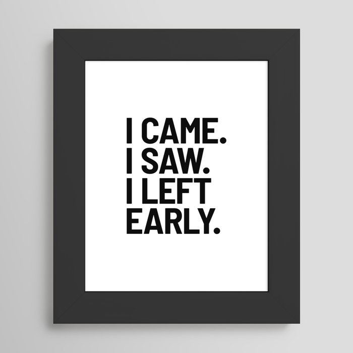 Framed Art Print