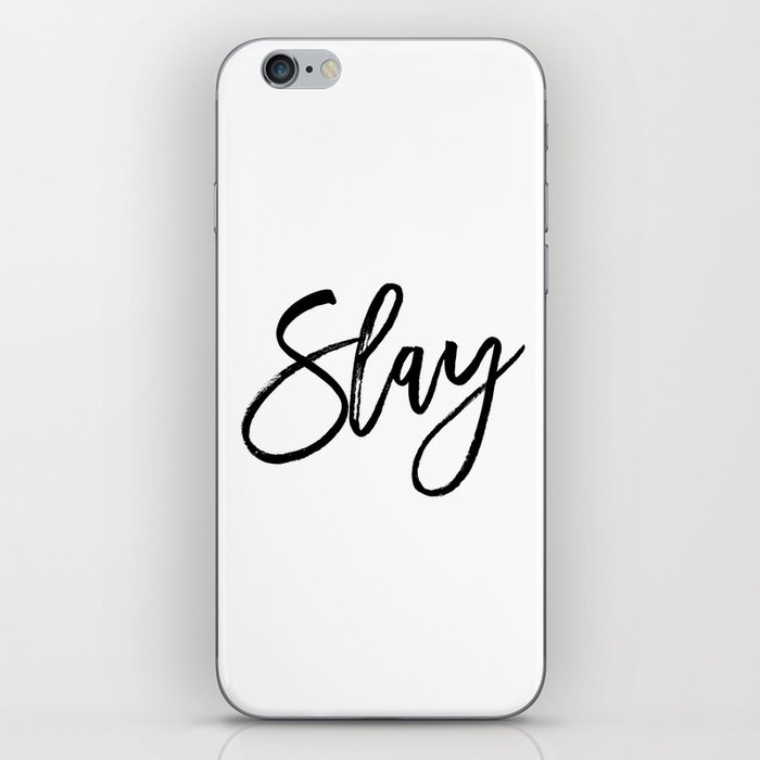 Fashion Poster Fashion Wall Art Typography Print Quote Girl Room Decor SLAY Béyonce Beyonce Quote iPhone Skin