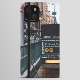 New York City Street iPhone Wallet Case