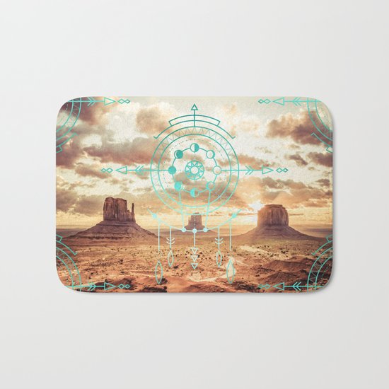Mandala Desert Dawn Bath Mat