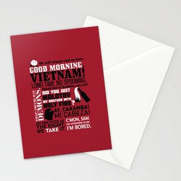 Supernatural - Lucifer Quotes Stationery Card