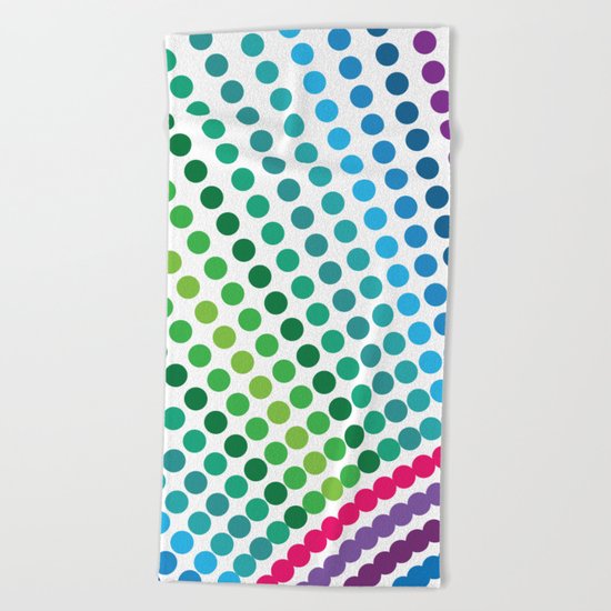 Do dot not only to the end Beach Towel