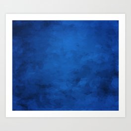 LowPoly Blue Art Print
