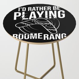 Boomerang Australia Hunting Sport Game Side Table