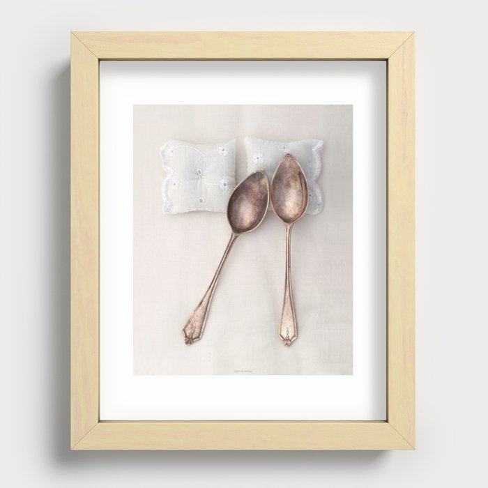 The Art of Spooning Recessed Framed Print