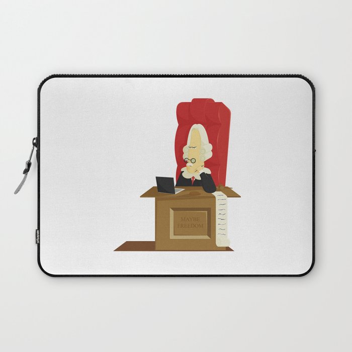 Judgement from Home Office. Laptop Sleeve