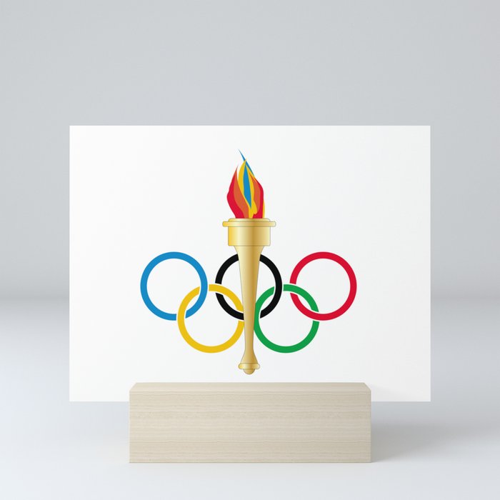 Olympic Rings Mini Art Print