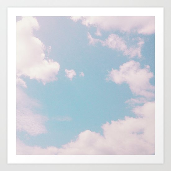 Every Cloud Has a Pink Lining Art Print