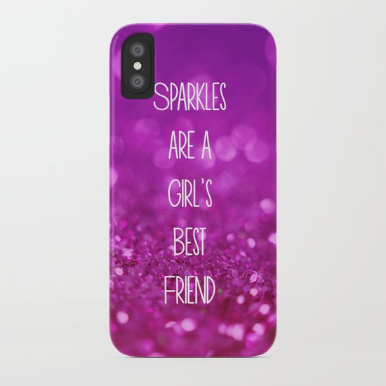 Sparkles are a Girl's Best Friend iPhone Case