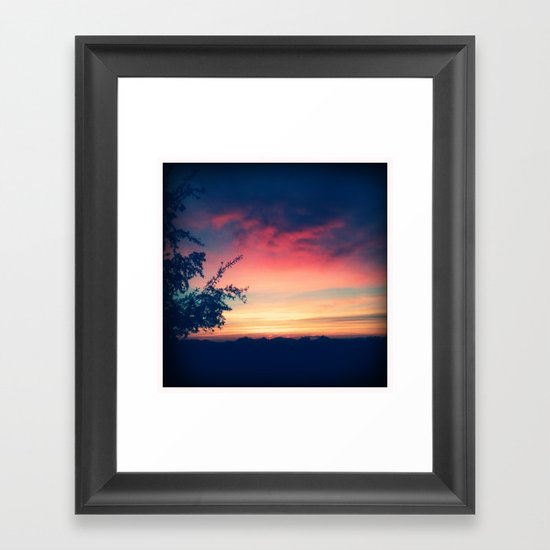 An Arizona Sunset Framed Art Print