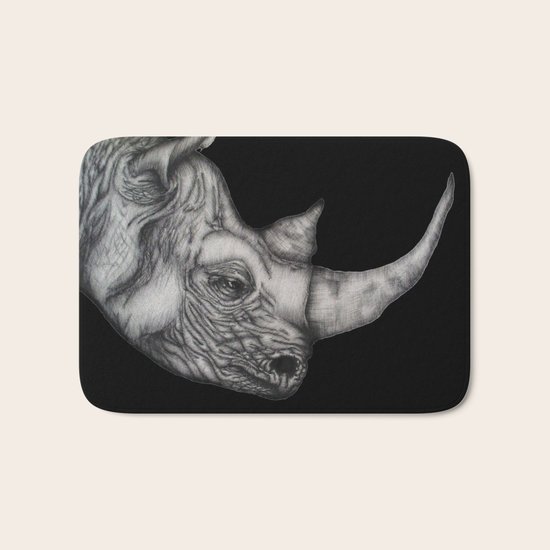 Roy in Black Bath Mat