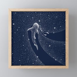 Star Eater And Diver Framed Mini Art Print