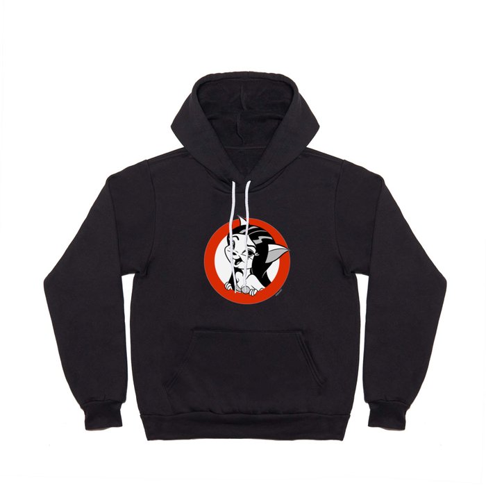 Animated Cat Girl Retro 30s Cartoon Rubber Hose Style Hoody