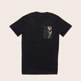 New Art Deco Geometric Pattern - Emerald green and Gold T Shirt