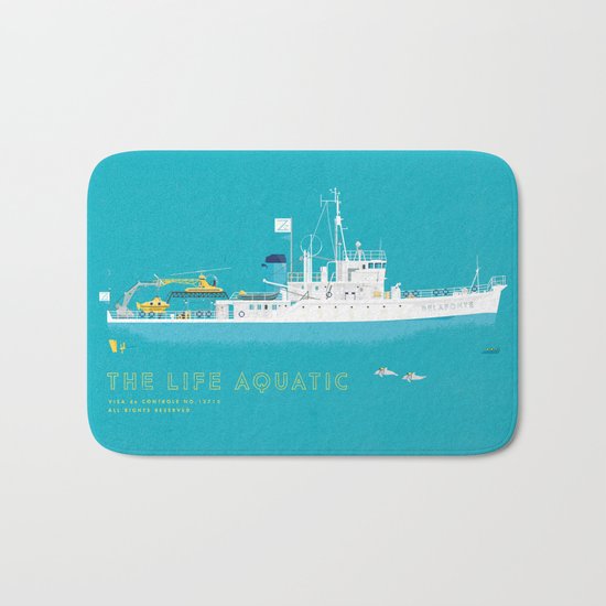 The Life Aquatic with Steve Zissou Bath Mat