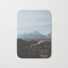 Grand Teton National Park Badematte | Color, Photo, Vintage, Forest, Nationalpark, Wild, Curated, Hiking, Nature, Wilderness 