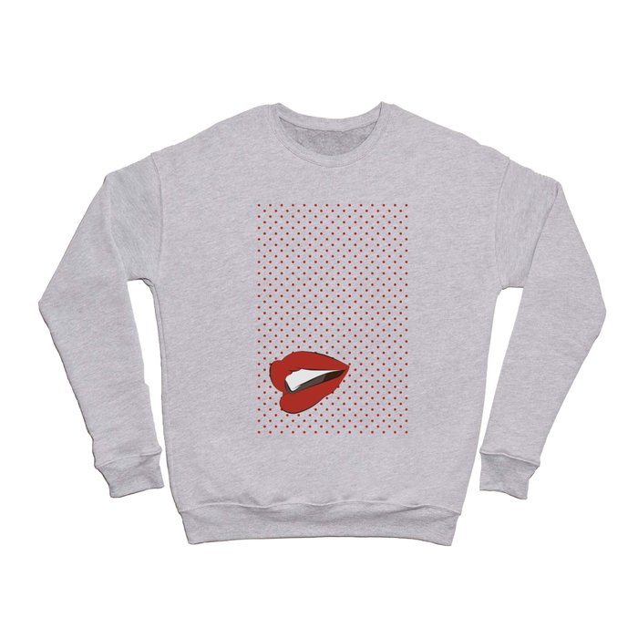 Pop art lips Crewneck Sweatshirt