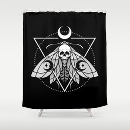 Mystic Moth Shower Curtain