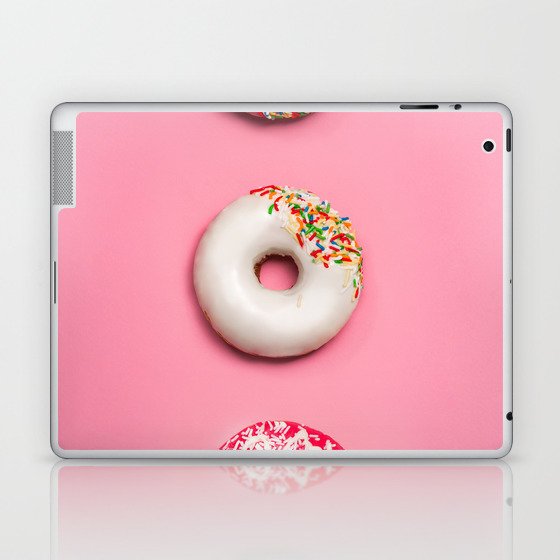 Pink Donuts Laptop & iPad Skin