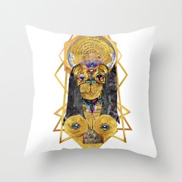 Divine Lioness - WEZSYM Throw Pillow