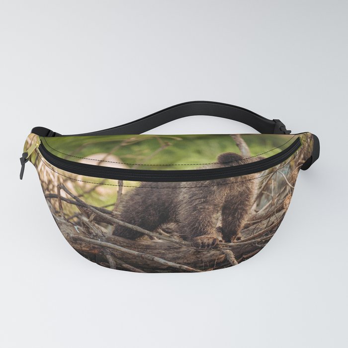 WILDLIFE PHOTOGRAPHY OF BROWN BEAR CUB Fanny Pack by Wild Animals Society6