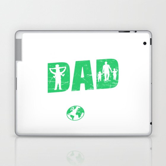 Number 1 Dad In The World Laptop & iPad Skin