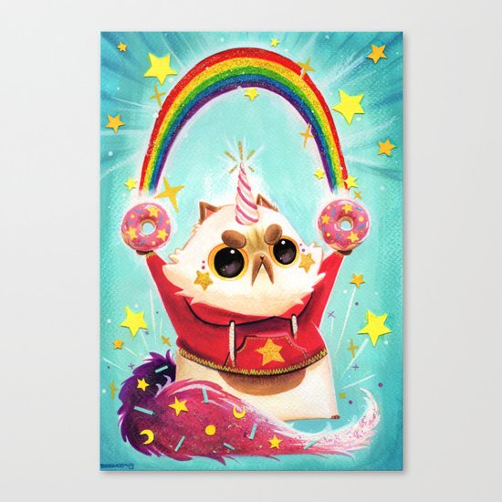 Donut Power! Canvas Print