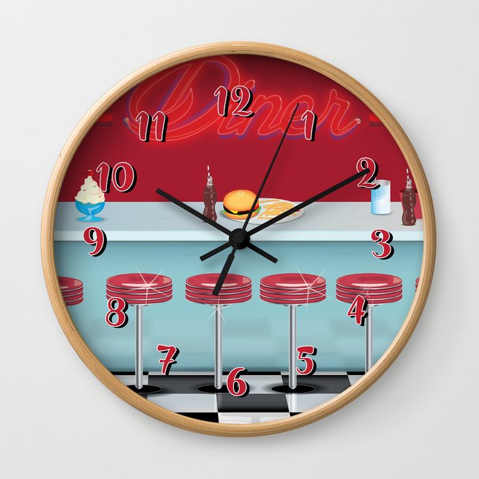 American diner clock new arrivals