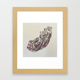 Purple Oyster Framed Art Print