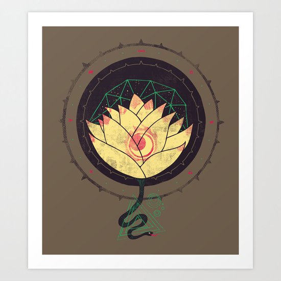 Lotus Art Print