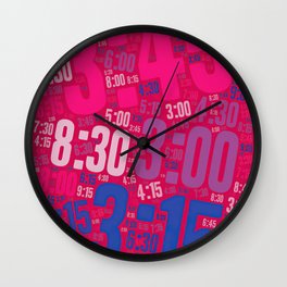Pace run , number 027 Wall Clock