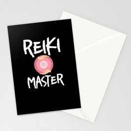 Reiki Healer Energy Healing Music Master Stone Stationery Card