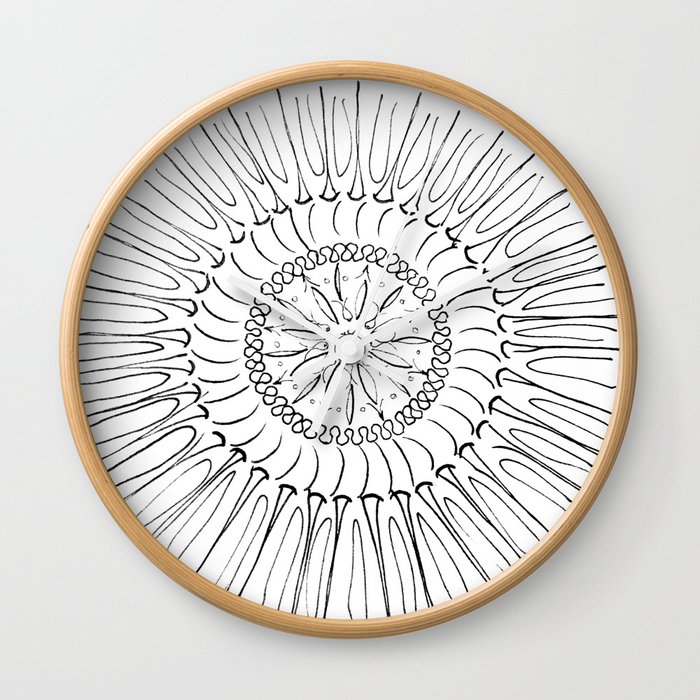Mindful Sun Wall Clock