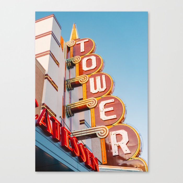 Tower Theater Canvas Print