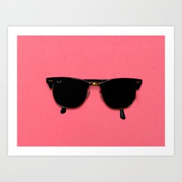 Chic Sunglasses Art Print | Fashion, Sunglassesart, Popart, Summertime, Fashionable, Chicart, Pink, Fashionart, Summerfashion, Watermelonpink 