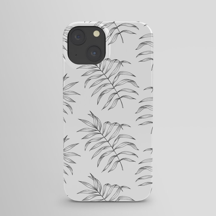 Palm Leaves Pattern iPhone Case