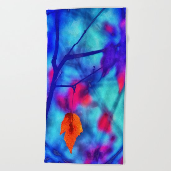 But I miss you most of all my darling, when autumn leaves start to fall... Beach Towel