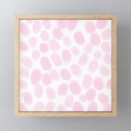 Pink Paint Framed Mini Art Print