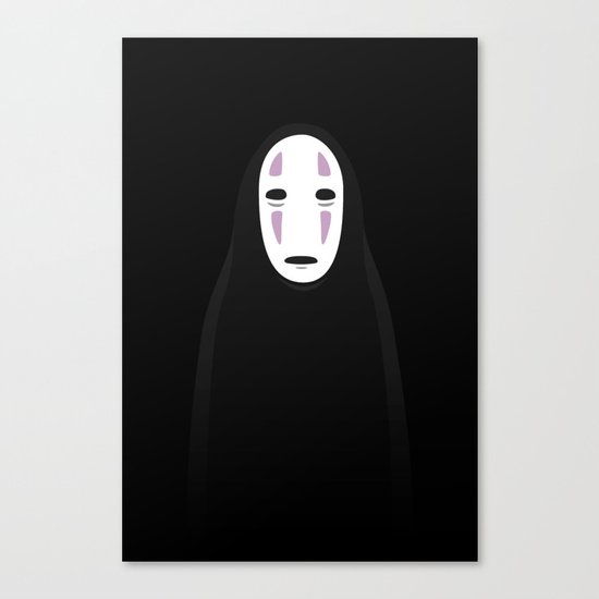 No Face Canvas Print