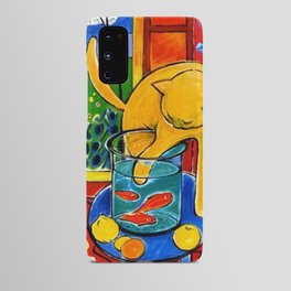 Henri Matisse - Cat With Red Fish still life painting Android Case