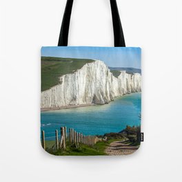 Great Britain Photography - Beautiful Beach Called Cuckmere Haven Tote Bag