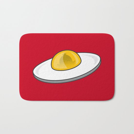 Egg - Cute Doodles Bath Mat