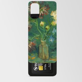 Vincent van Gogh "Small Bottle with Peonies and Blue Delphiniums" Android Card Case