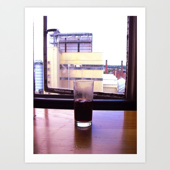 Glass on Glass Art Print